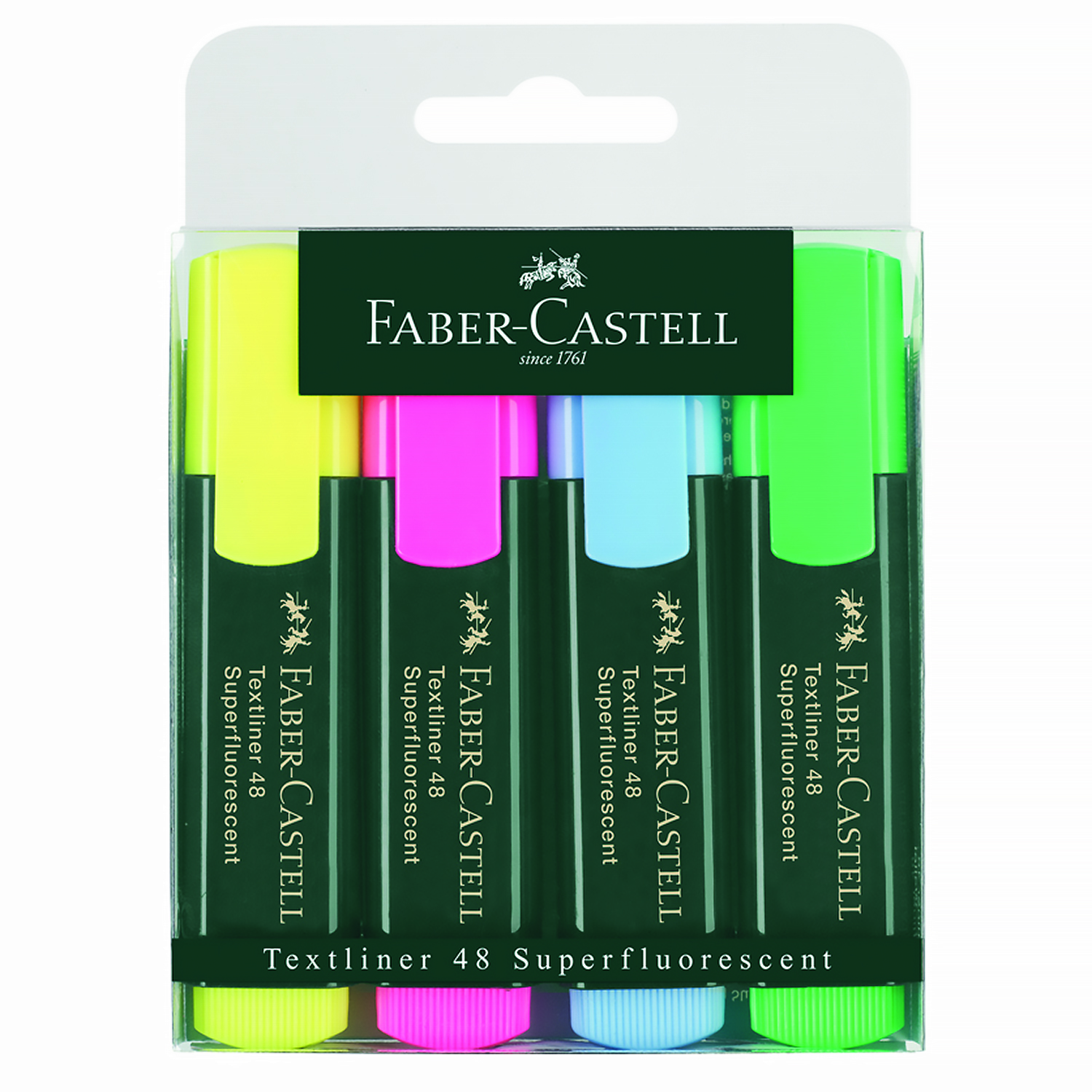 Набор текстовыделителей Faber Castell 48 4цвета 154804 - фото 1