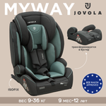 Автокресло JOVOLA MyWay ISOFIX группа 1+2+3 9-36 кг серый-зеленый