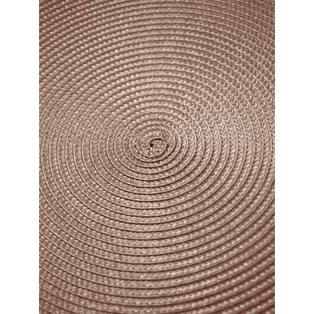 Салфетки сервировочные DeNASTIA 2 шт. плетеные D36 см светло-коричневый E000156