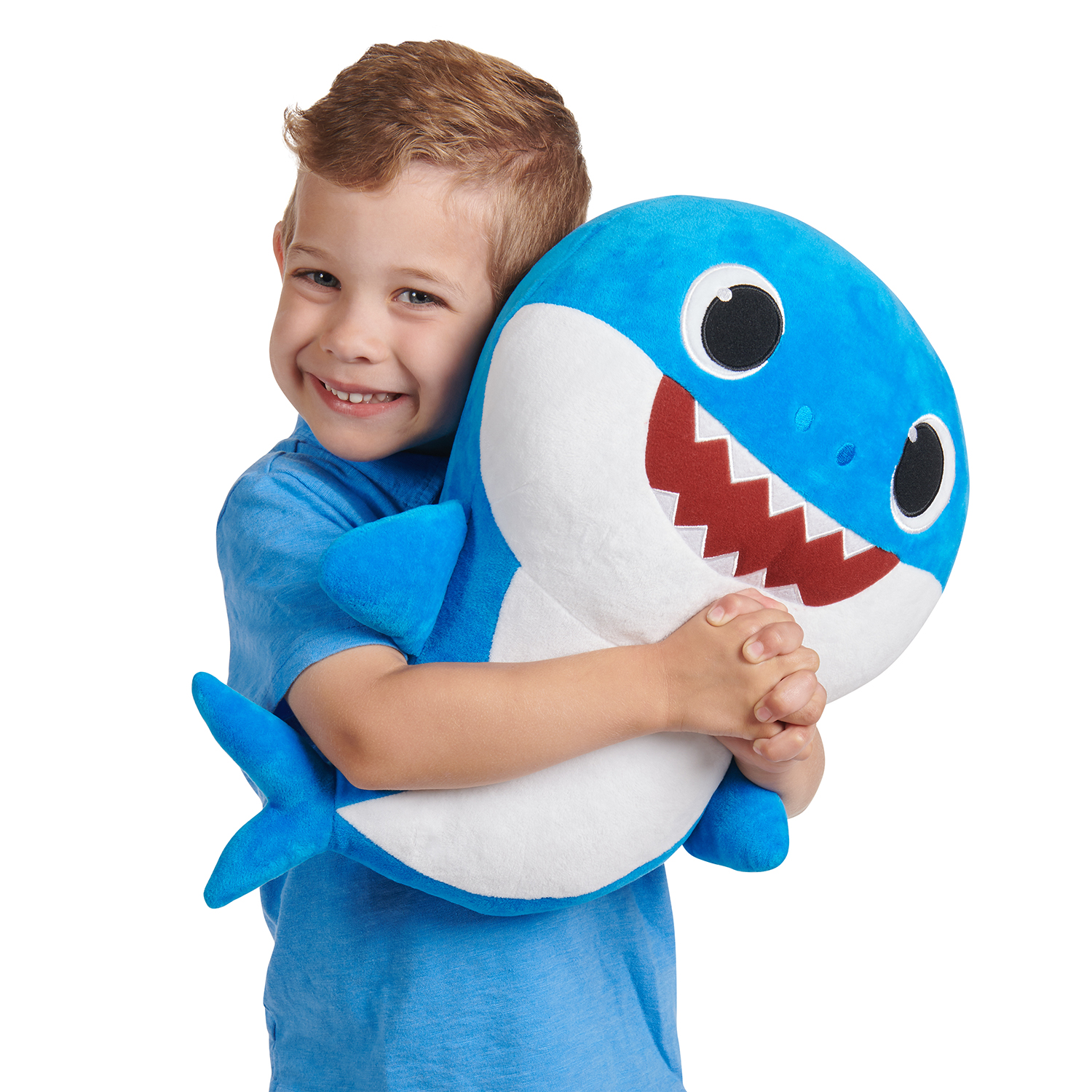 Мягкая игрушка Wow Wee музыкальная Папа Акула 45 см Baby Shark 61273 - фото 3