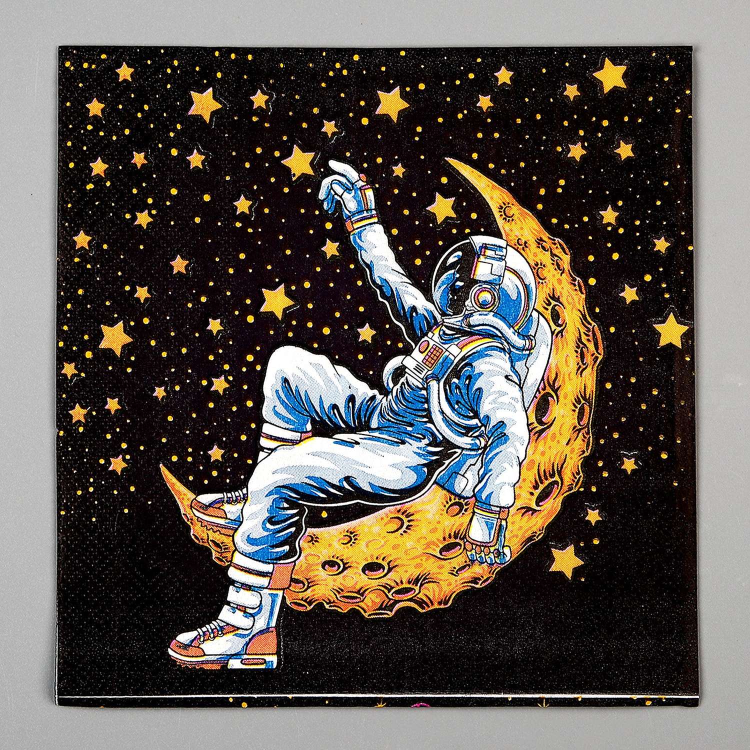 Салфетки Страна карнавалия бумажные «Космонавт» в наборе 20 шт. - фото 2