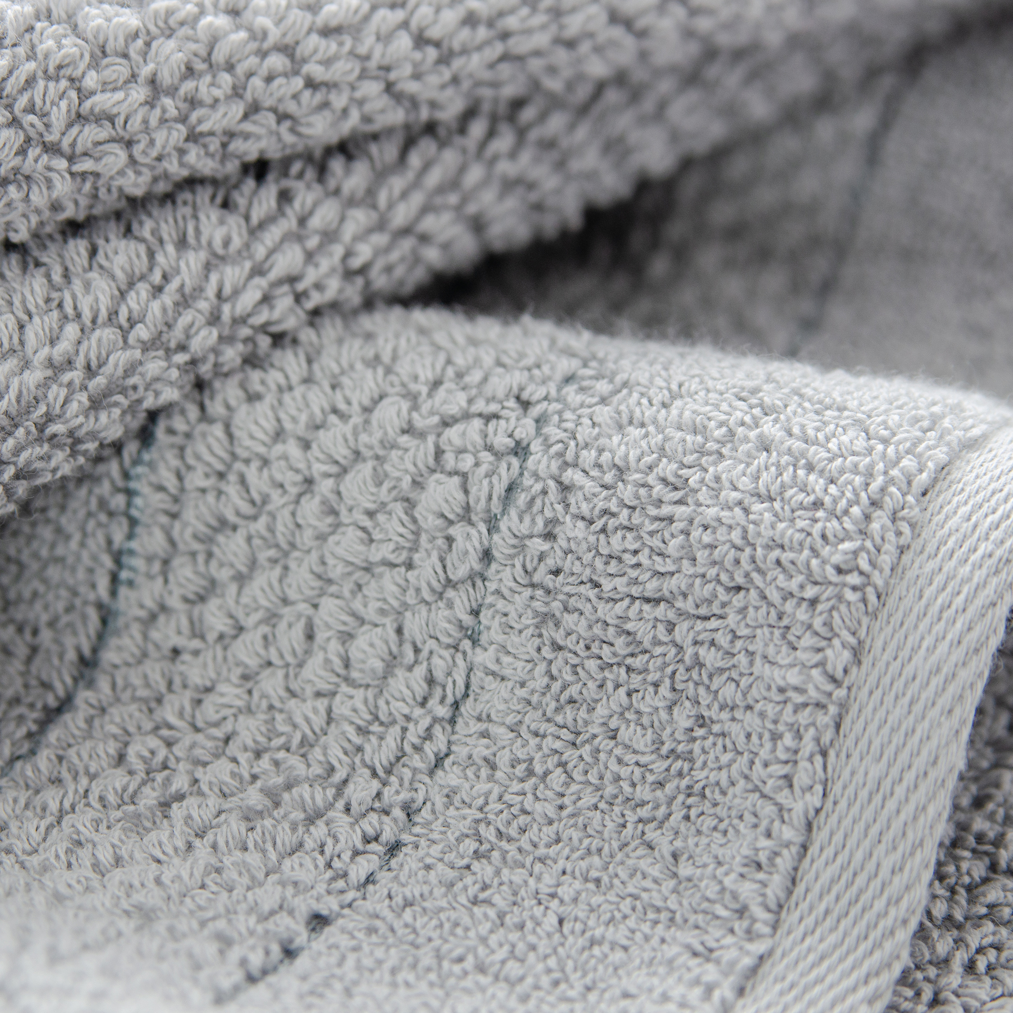 Полотенце LOVEME Milano Махровое Холодный серый 70х140см 100% хлопок - фото 5