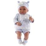 Кукла младенец Antonio Juan Реборн Дольче в голубом 40 см мягконабивная