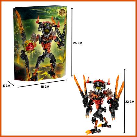 Игрушка LX Конструктор Bionicle Лава монстр 114 деталей