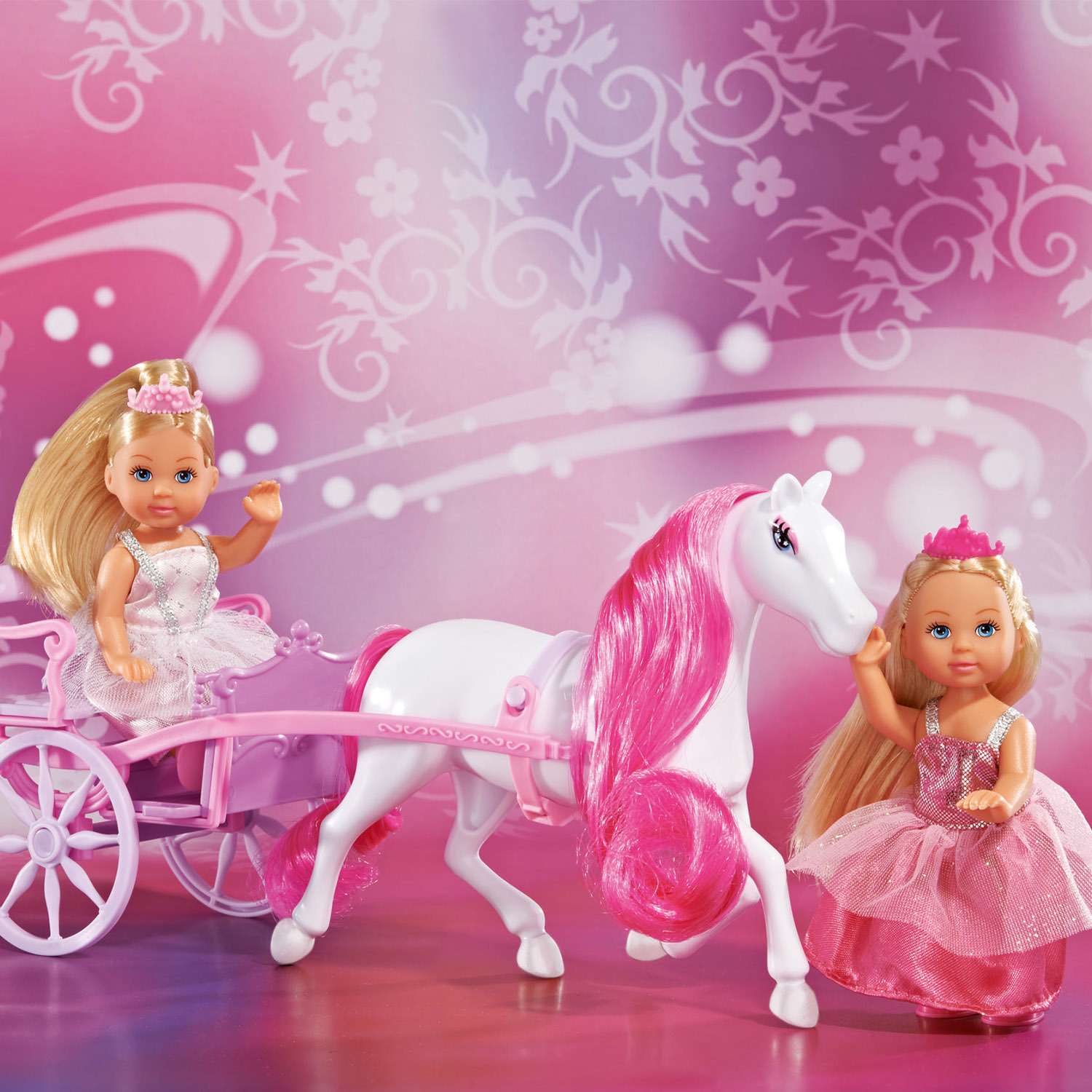 Набор Evi Simba две Еви-принцессы+лошадь+карета 5736646 5736646 - фото 5