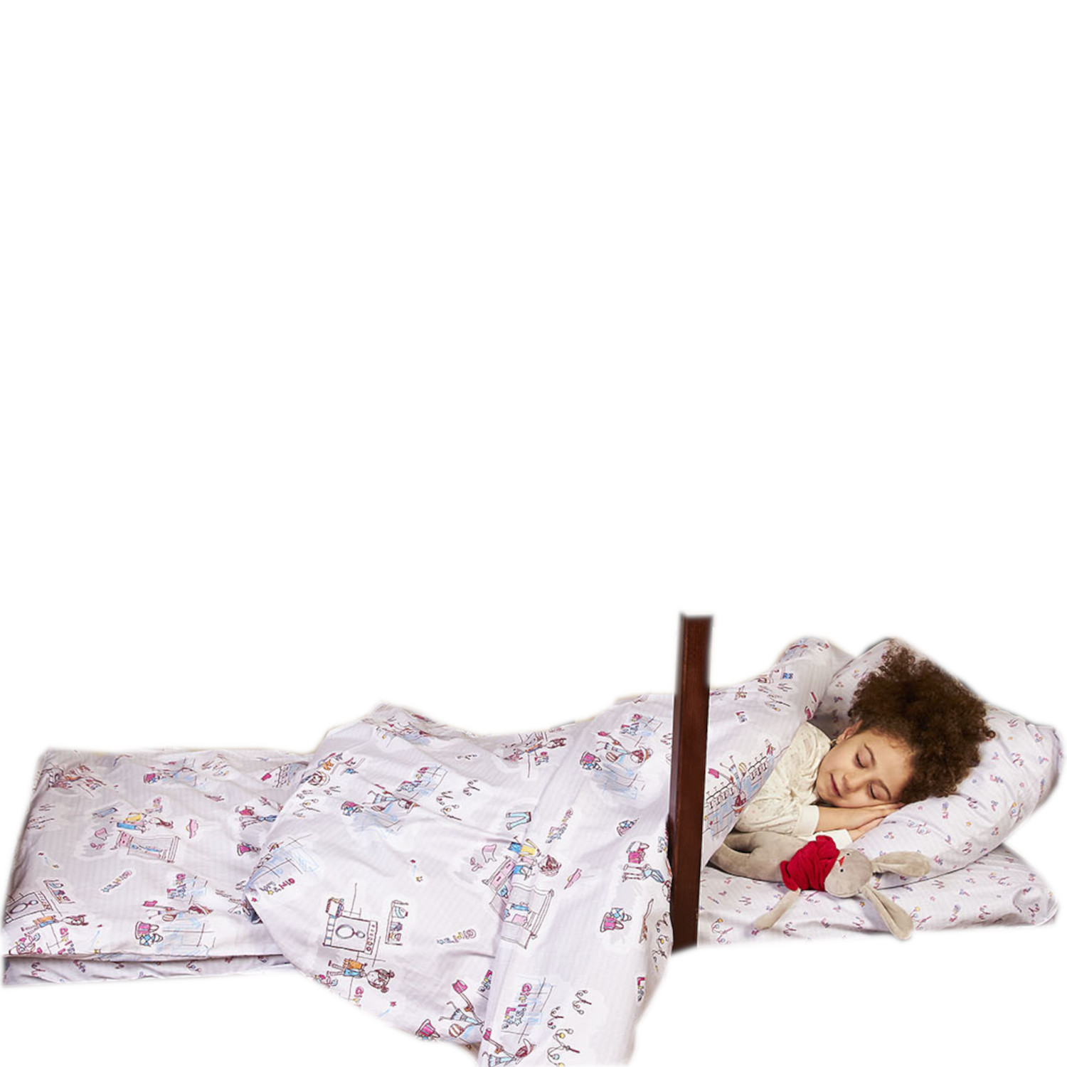 Комплект постельного белья Осьминожка 3 предмета полутороспальный - фото 2