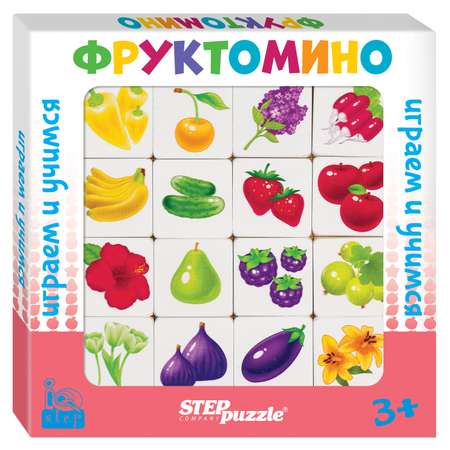 Игра развивающая Step Puzzle Фруктомино IQ step 89837