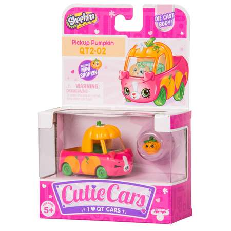 Машинка Cutie Cars с мини-фигуркой Shopkins S3 Тыквенный Пикап