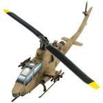 Сборная модель Умная бумага Авиация Вертолет Кобра песочный 190-02