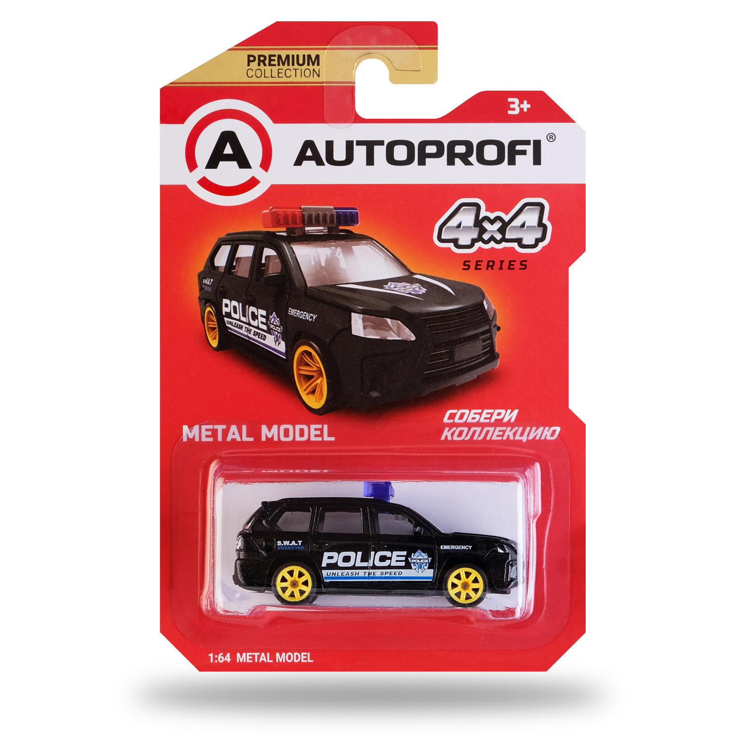 Автомобиль Autoprofi 1:64 в ассортименте CAR-PREMIUM-07-4X4 - фото 2