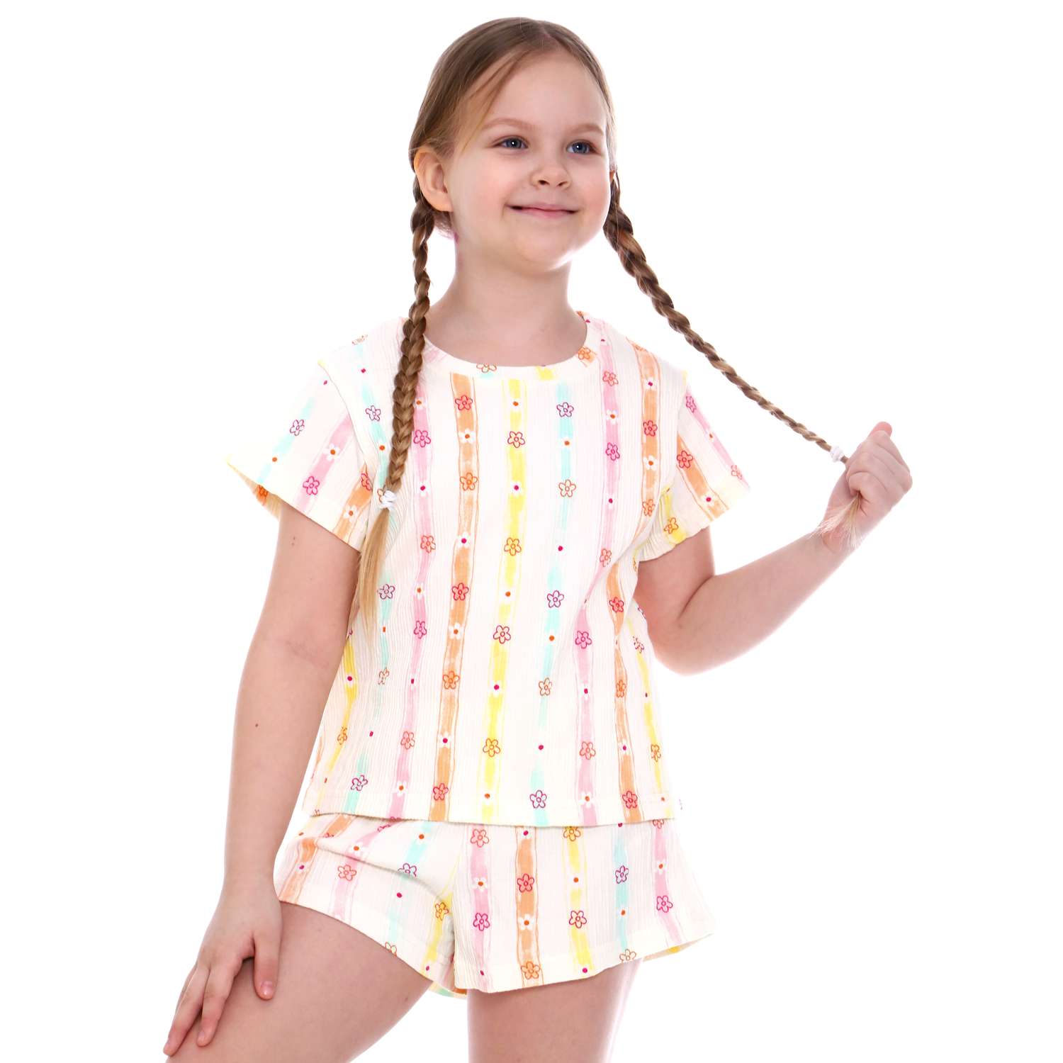 Пижама Детская Одежда 0418Ж/молочный - фото 1