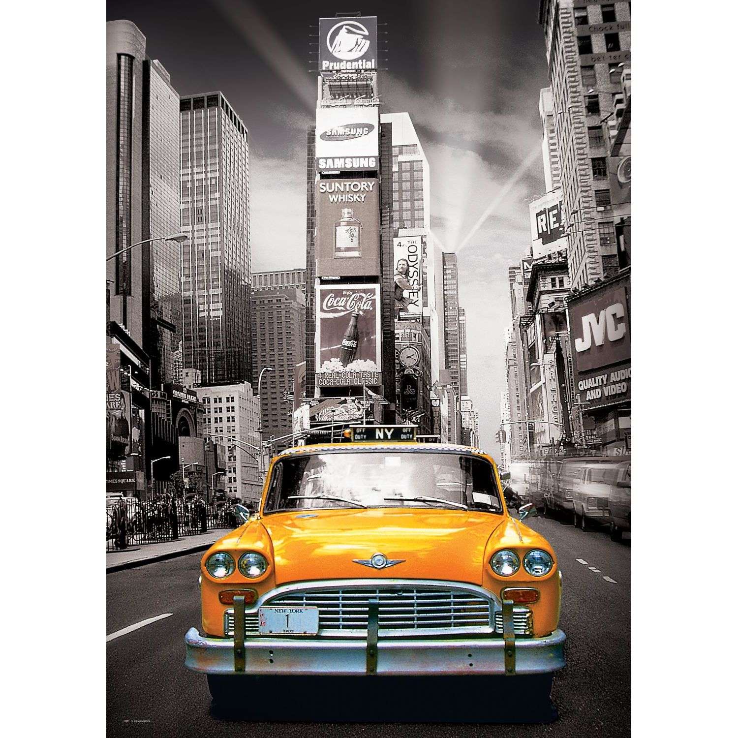 Пазлы Eurographics Желтое такси Нью-Йорка 1000 элементов 6000-0657 - фото 2
