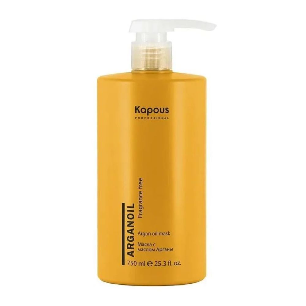 Маска для волос Kapous Fragrance free Arganoil с маслом арганы купить по  цене 1210 ₽ в интернет-магазине Детский мир