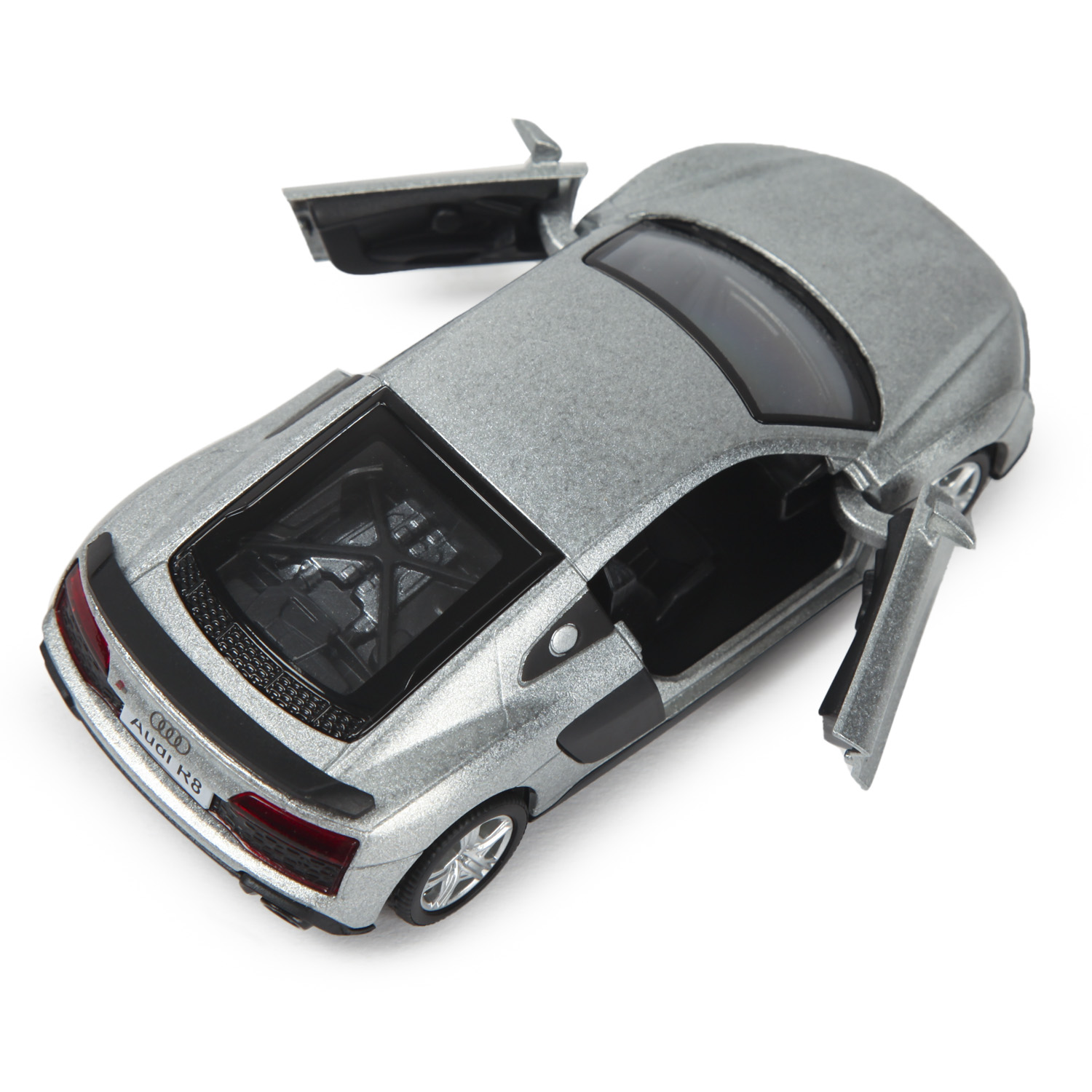 Автомобиль Mobicaro Audi R8 1:32 серебряный 544046 - фото 7