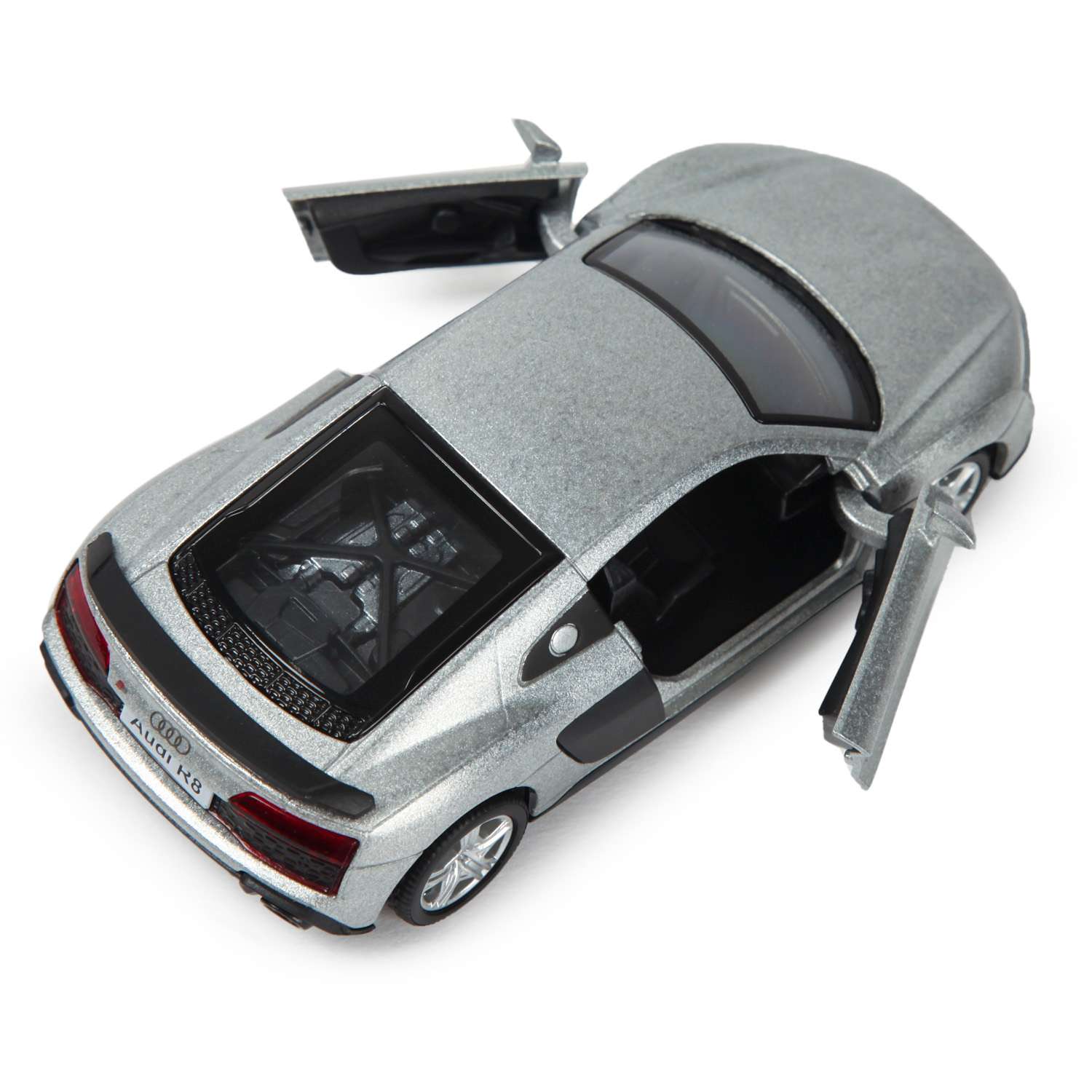 Машинка Mobicaro 1:32 Audi R8 Серебряная 544046 544046 - фото 7