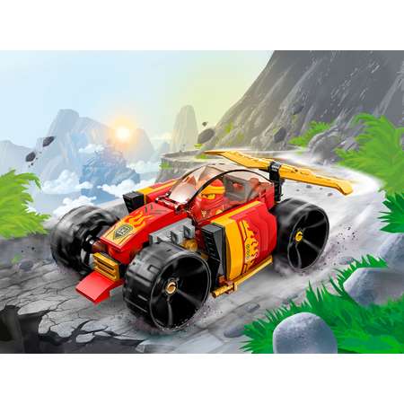 Конструктор детский LEGO Ninjago Гоночный автомобиль ЭВО Кая 71780