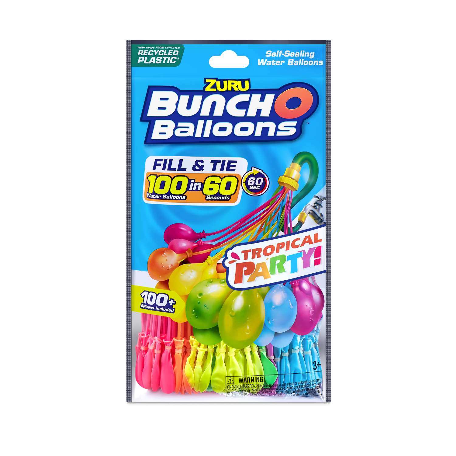 Водные шары-бомбочки Bunch O Balloons 100+ шаров 56480 - фото 1