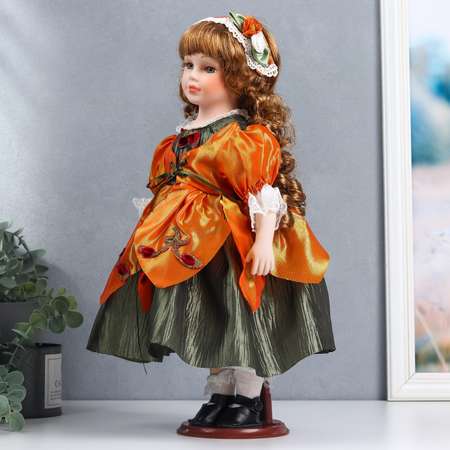 Кукла коллекционная Зимнее волшебство керамика «Лесная принцесса» 40 см