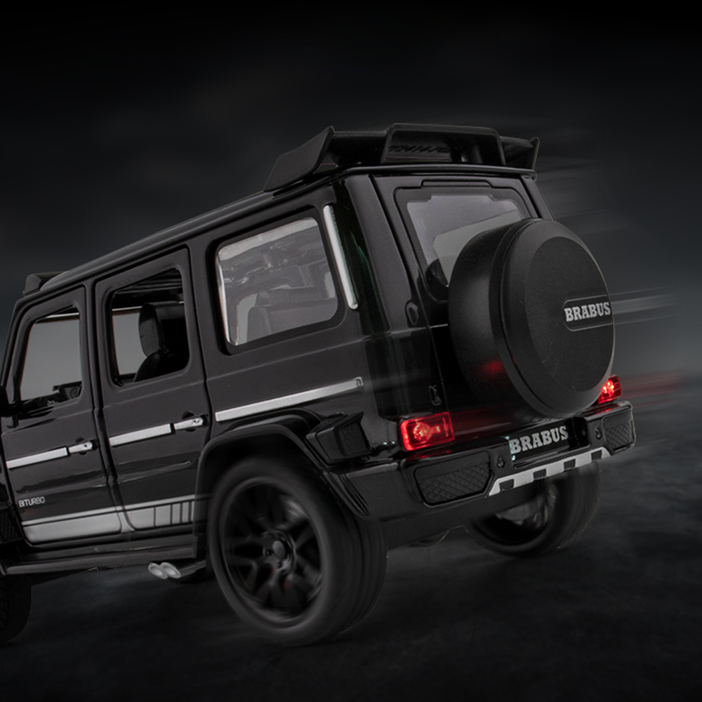 Коллекционная машинка WiMI металлический внедорожник черный Mercedes-Benz Brabus G700 1471325232 - фото 4