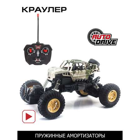 Машинка на радиоуправлении AUTODRIVE Краулер вездеход 1:18 27МГц 4 канала с пультом