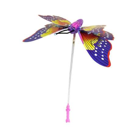 Игрушка светящаяся Beroma Бабочка фиолетовая с фиолетовыми крыльями на палочке