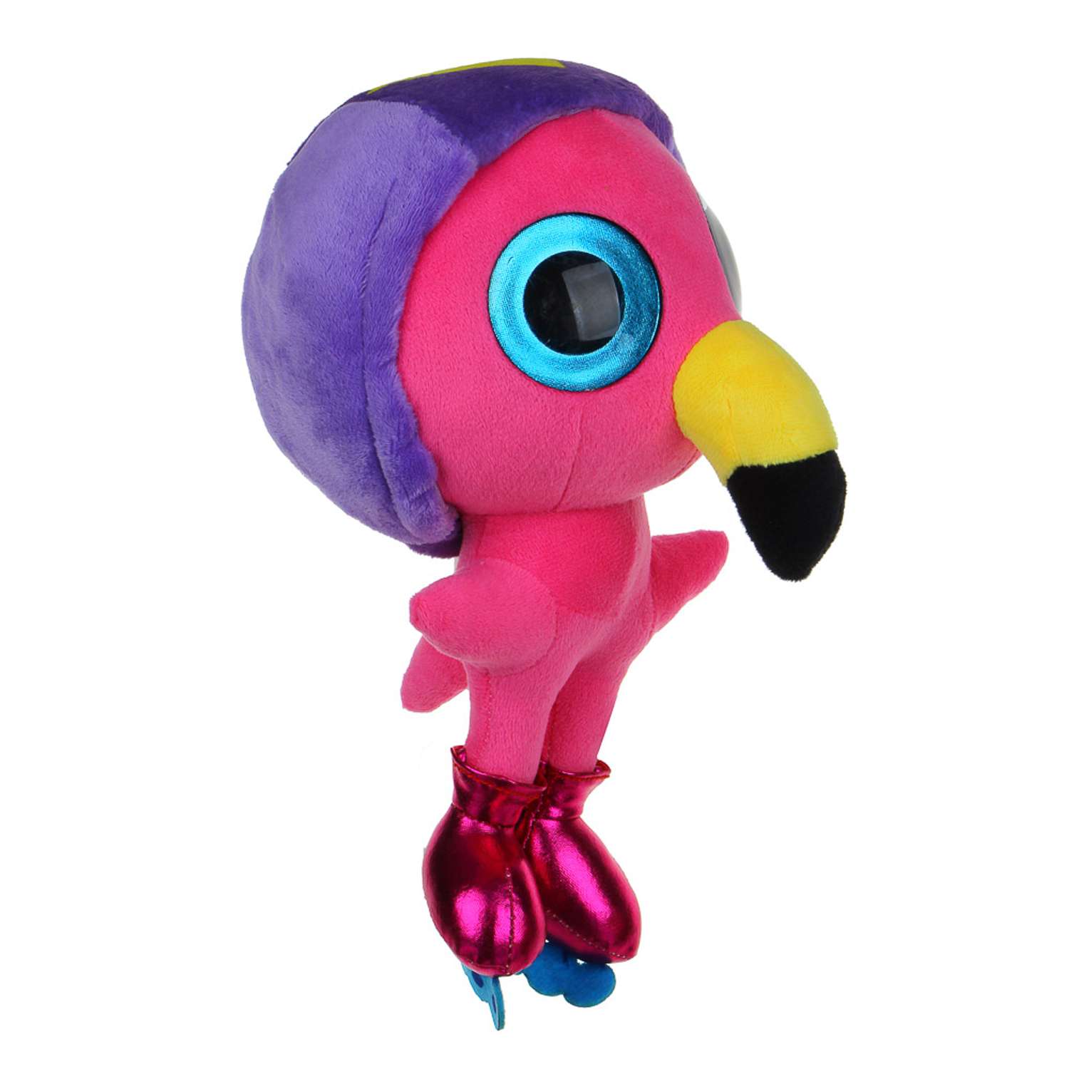 Игрушка мягкая BY Фламинго-глазастик 30 см - фото 2