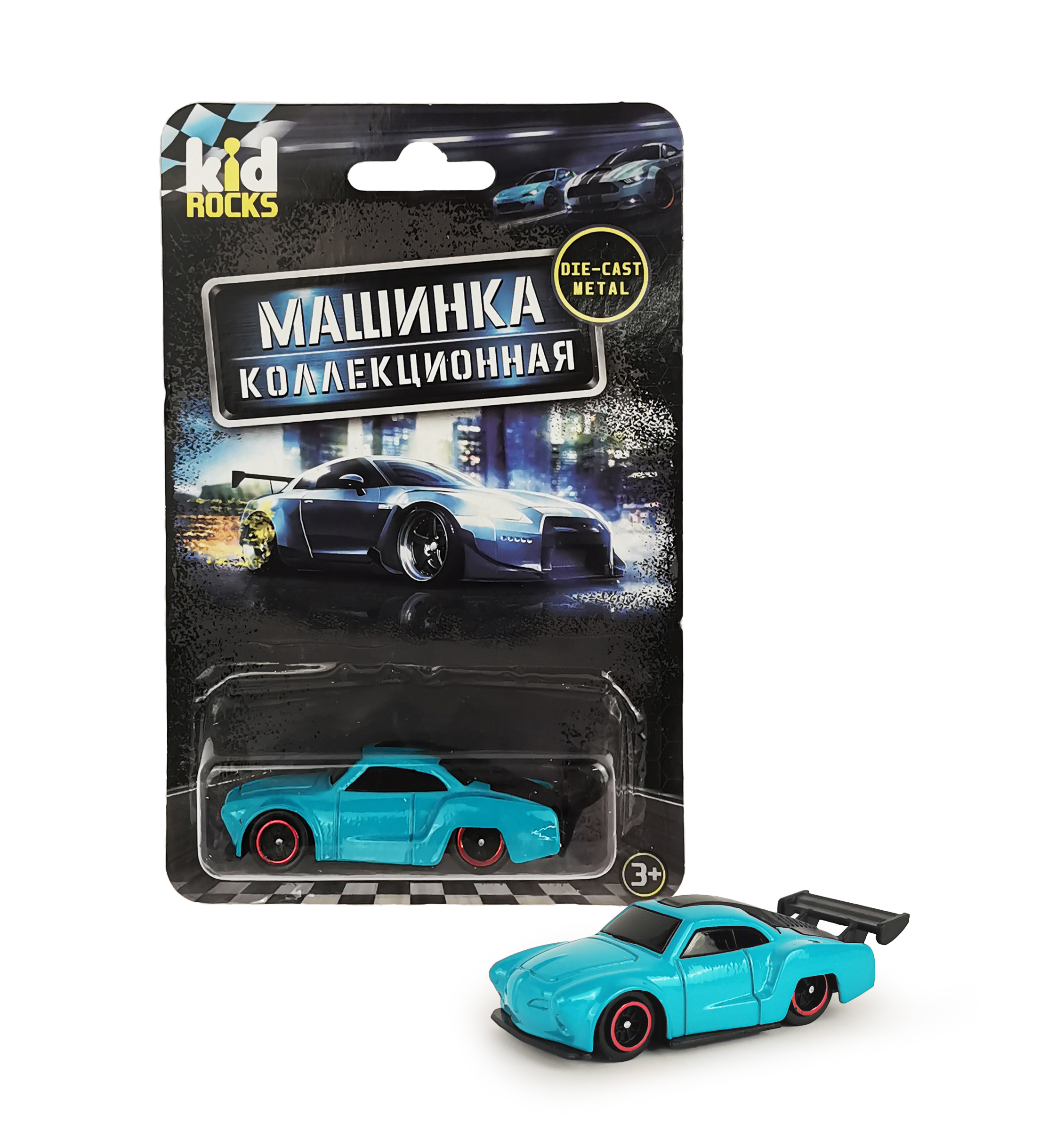 Машинка металлическая Kid Rocks масштаб 1:60 в ассортименте YK-2309 - фото 13