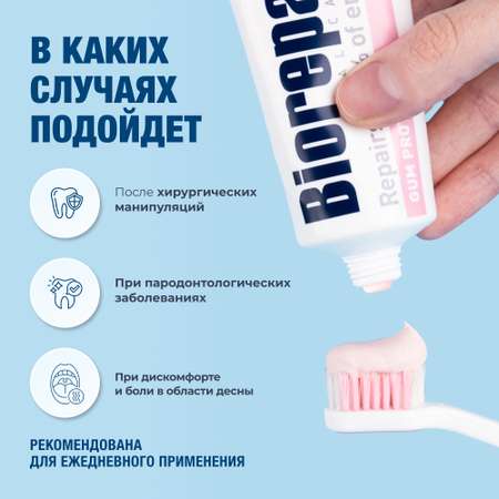 Зубная паста Biorepair Gum Protection для защиты дёсен 75 мл