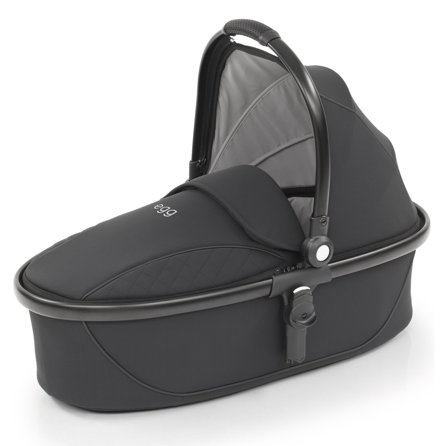 Люлька Egg Carrycot Just Black and Matt Black Frame EGCCJB - фото 1