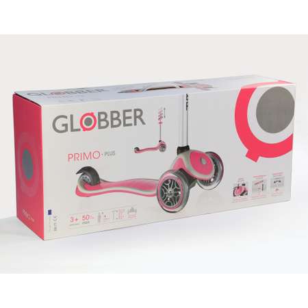 Самокат Globber Primo Plus Розовый