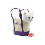 Игровой набор SHARKTOYS мягкая игрушка кошка с сумочкой и аксессуарами для игры
