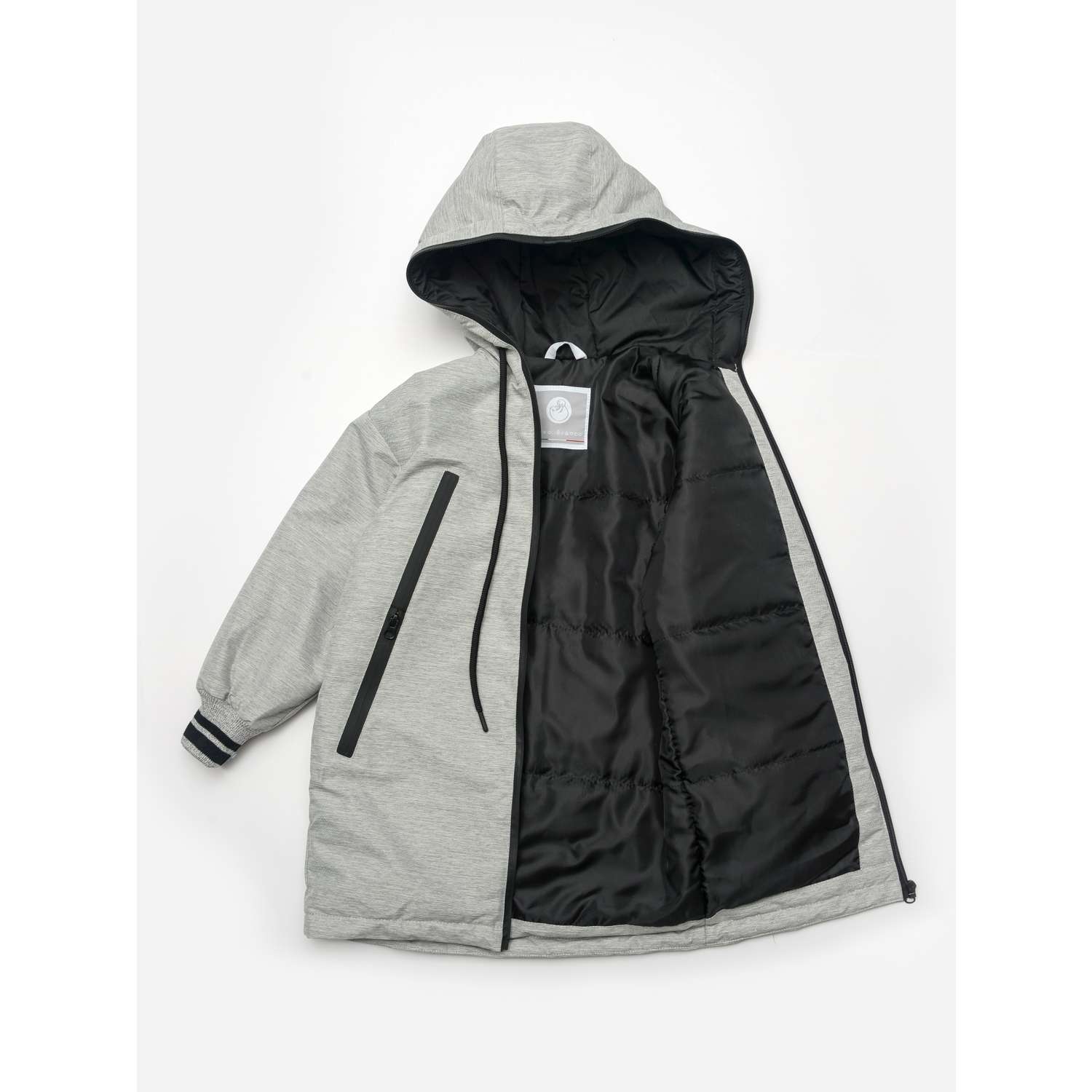 Куртка Orso Bianco OB21142-23_серый меланж - фото 2