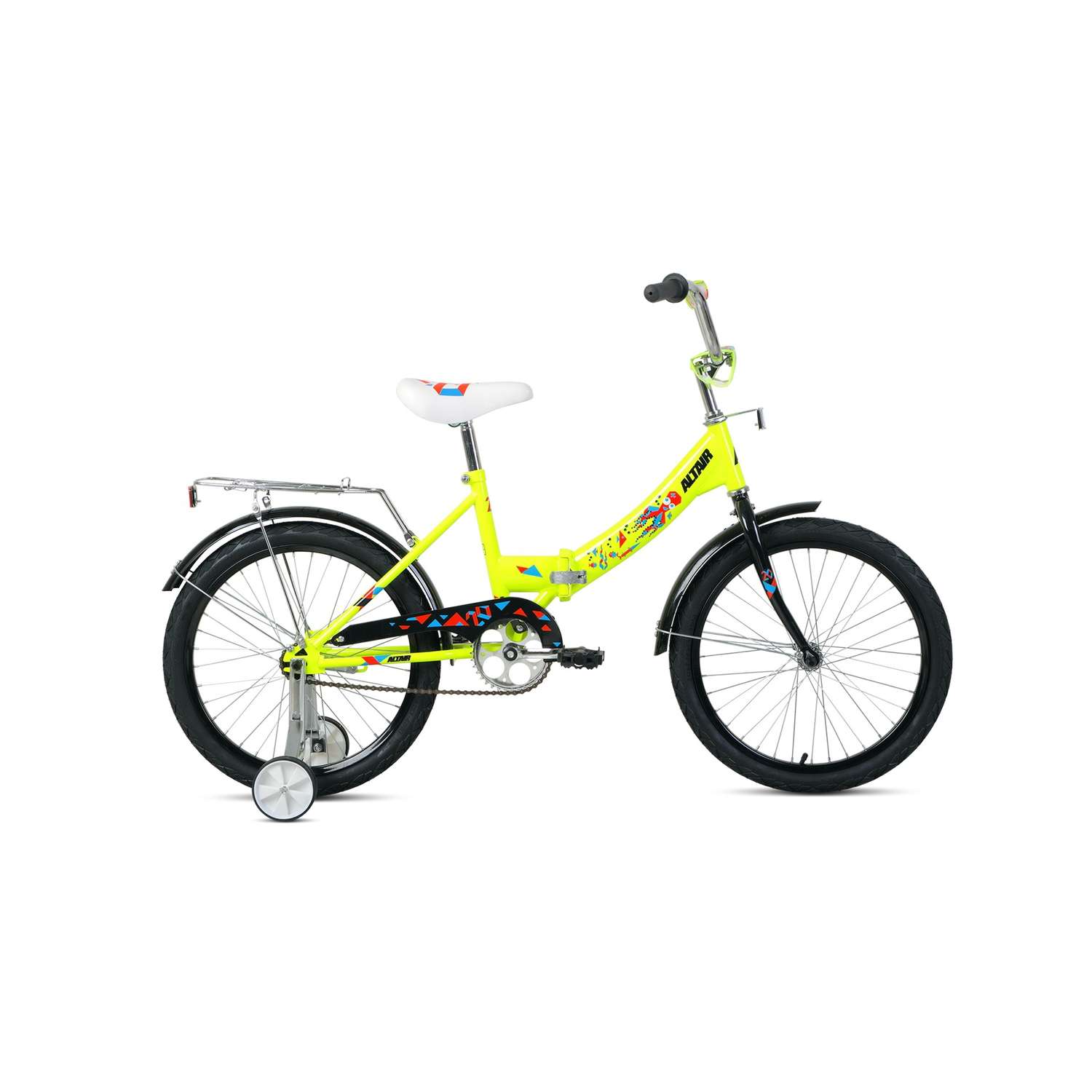 Велосипед детский Altair City Kids 20 Compact ярко-желтый - фото 1