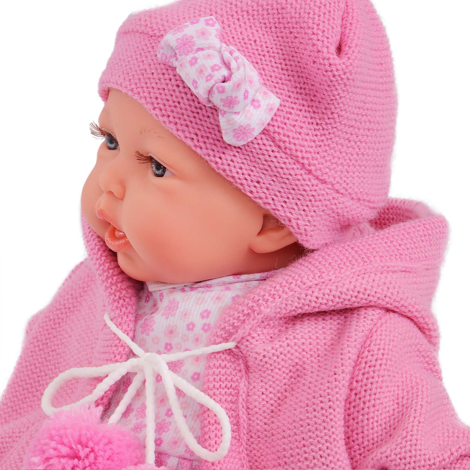 Кукла озвученная Antonio Juan Реборн Азалия в ярко-розовом 27 см 12022 - фото 10