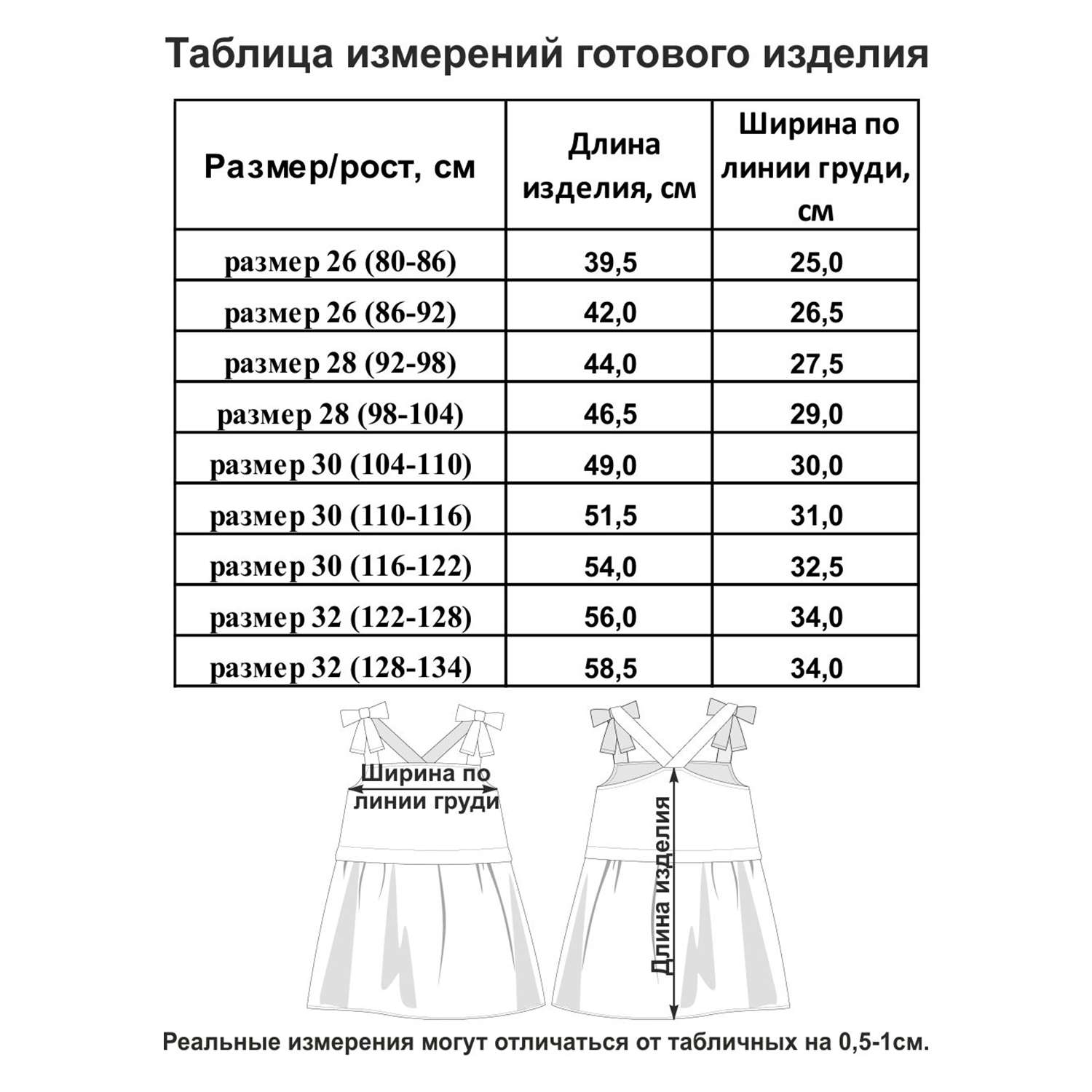 Сарафан Lucky Child 84-65/0-2/цветы - фото 3