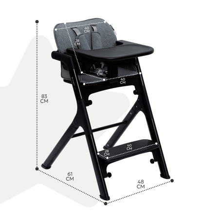 Стульчик растущий Olsson Loft Black HC802