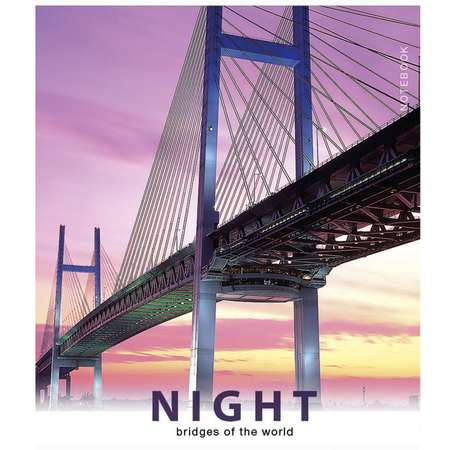 Тетрадь общая Мировые тетради Night bridges А5 Клетка 60листов в ассортименте