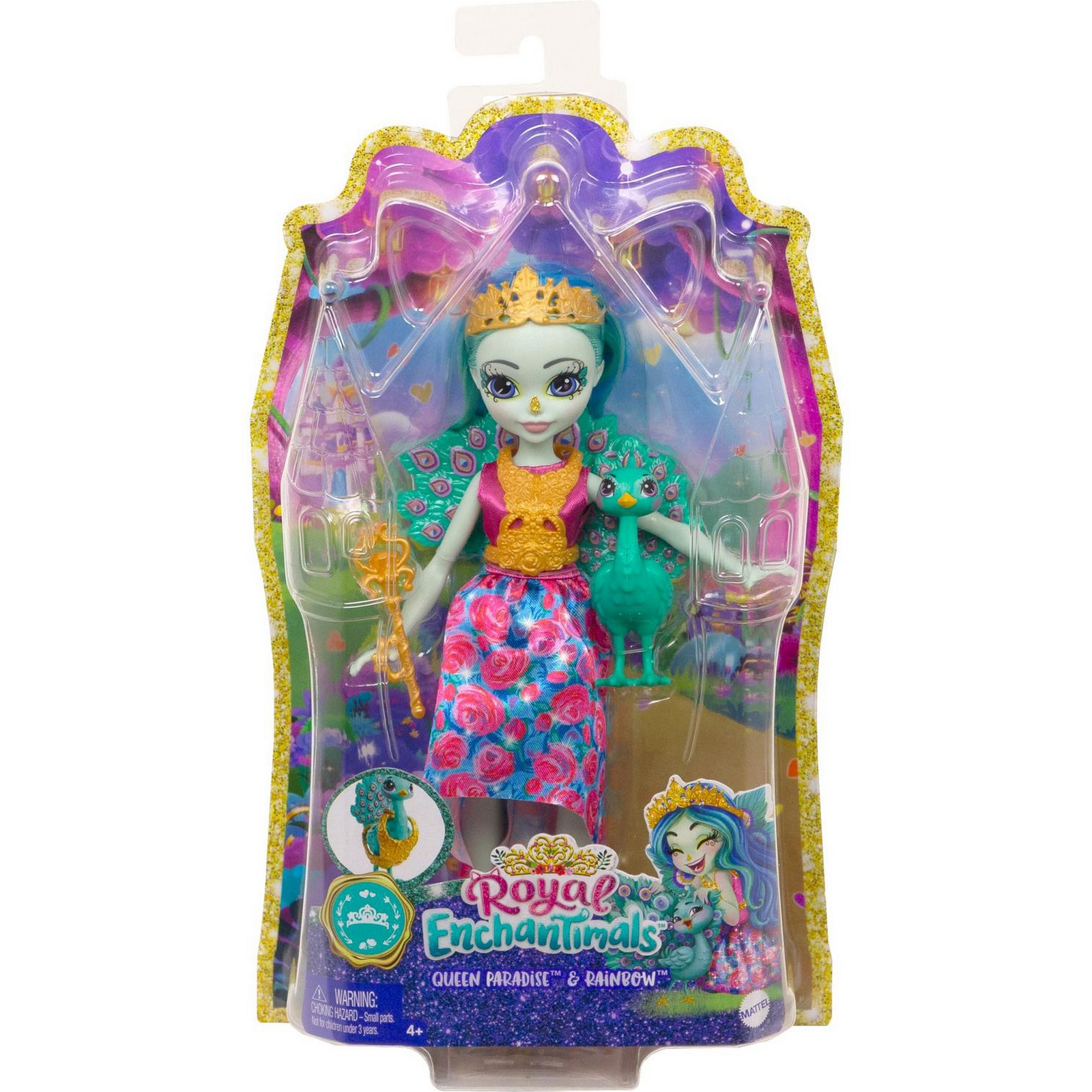 Кукла Enchantimals Королева Парадайз и Рейнбоу GYJ14 GYJ11 - фото 2