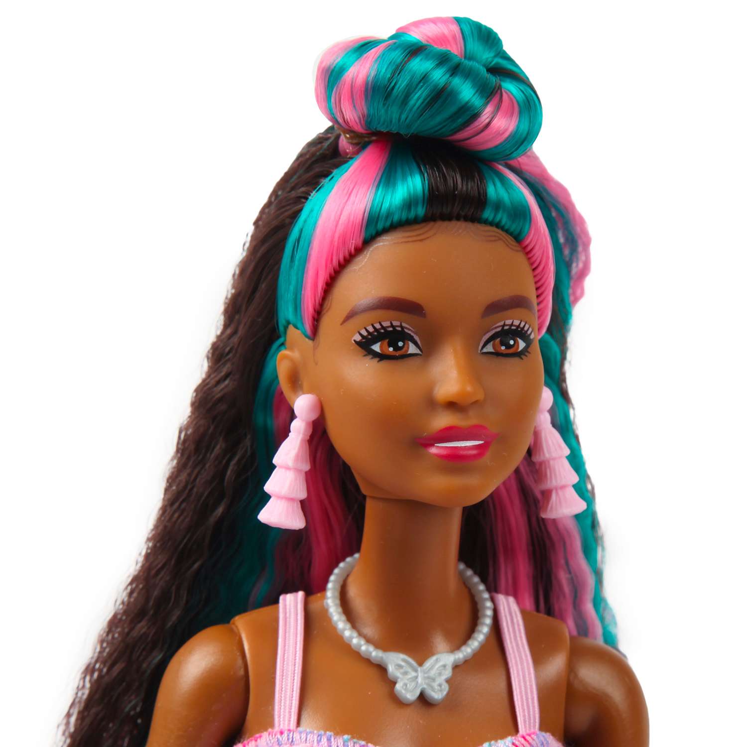 Кукла Barbie Totally Hair Бабочки HCM87 HCM87 - фото 4