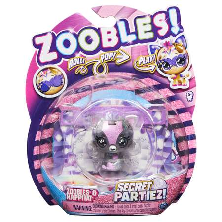 Набор ZOOBLES Зверек трансформирующийся Секретная вечеринка Fox 6061944/20137616