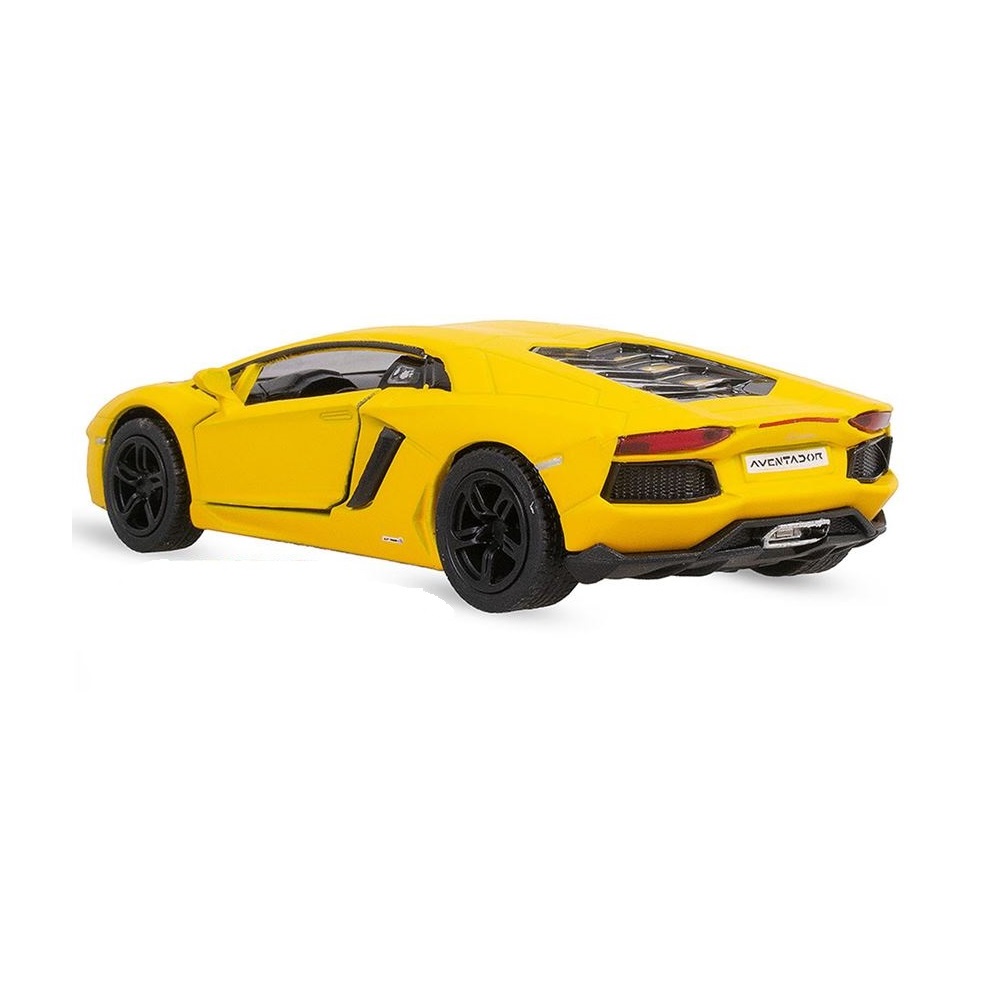 Модель KINSMART Ламборгини Aventador LP 700-4 1:38 желтая КТ5355/1 - фото 2