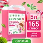 Гель для стирки SEPTIVIT Premium для всех видов тканей с ароматом Candy Crash 5л