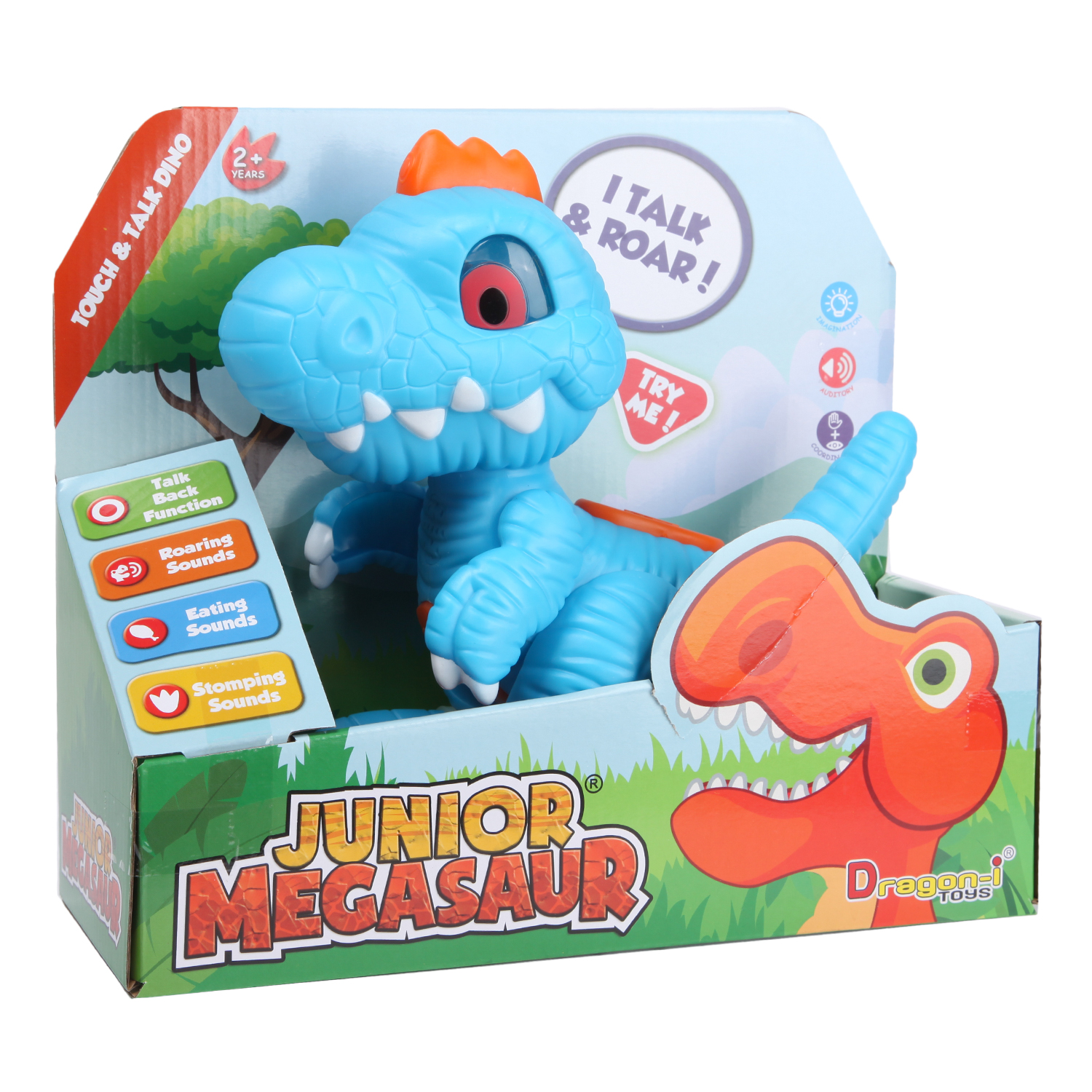 Игрушка Junior Megasaur Динозавр Т-Рекс музыкальный 16919 - фото 2