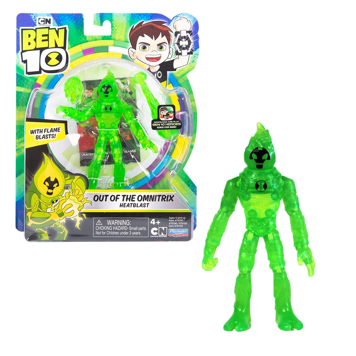 Фигурка Ben10 Человек-огонь из Омнитрикс 76155 - фото 5