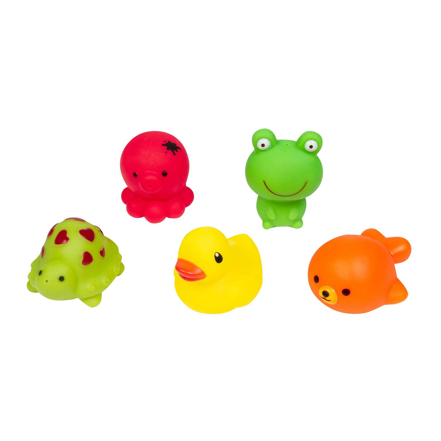 Игрушки для ванны Uviton Frog Набор 5 штук - фото 1