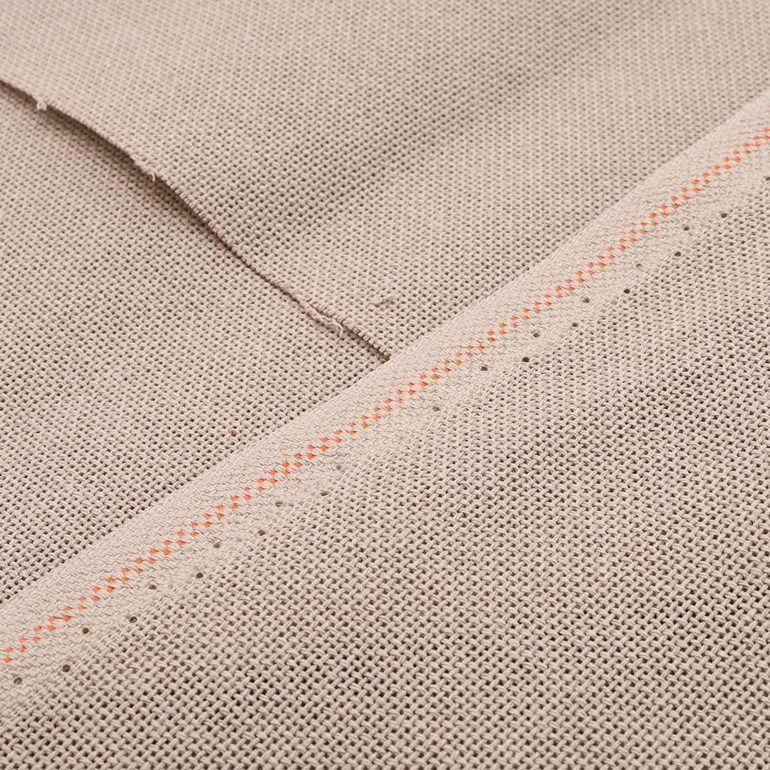 Канва Zweigart для вышивания шитья и рукоделия 27ct 50х70 см бежевая - фото 4