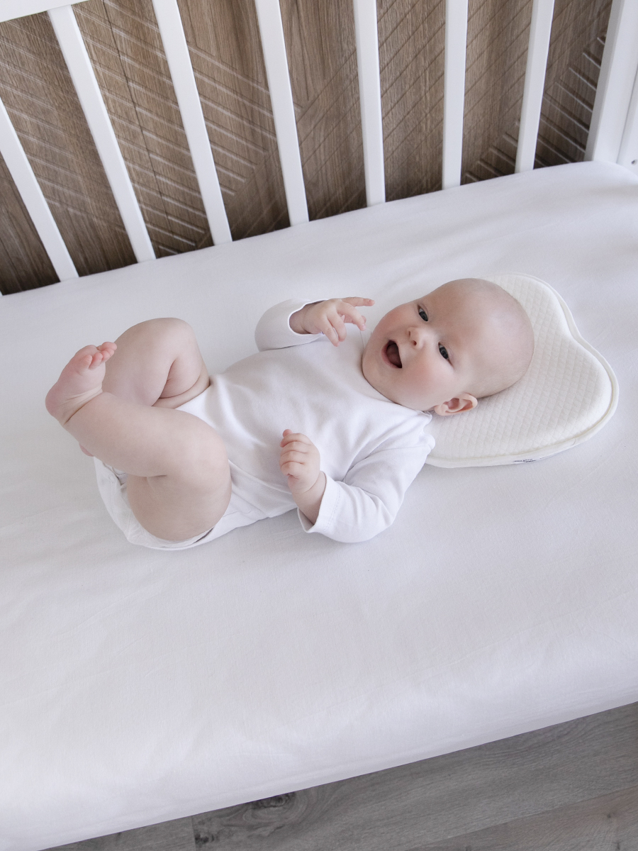 Подушка Baby Nice MEMORY FOAM Бабочка молочный - фото 2