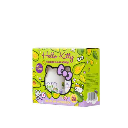 Шампунь детский Hello Kitty Набор подарочный Hold my avocado 2-250 мл