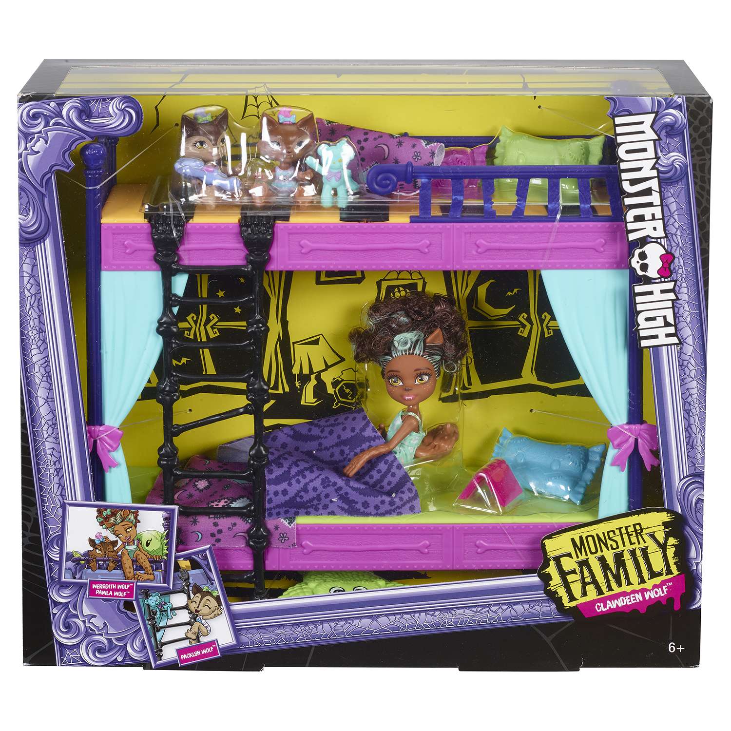 Набор Monster High Семейка монстриков Клодин Вульф FND56 - фото 2