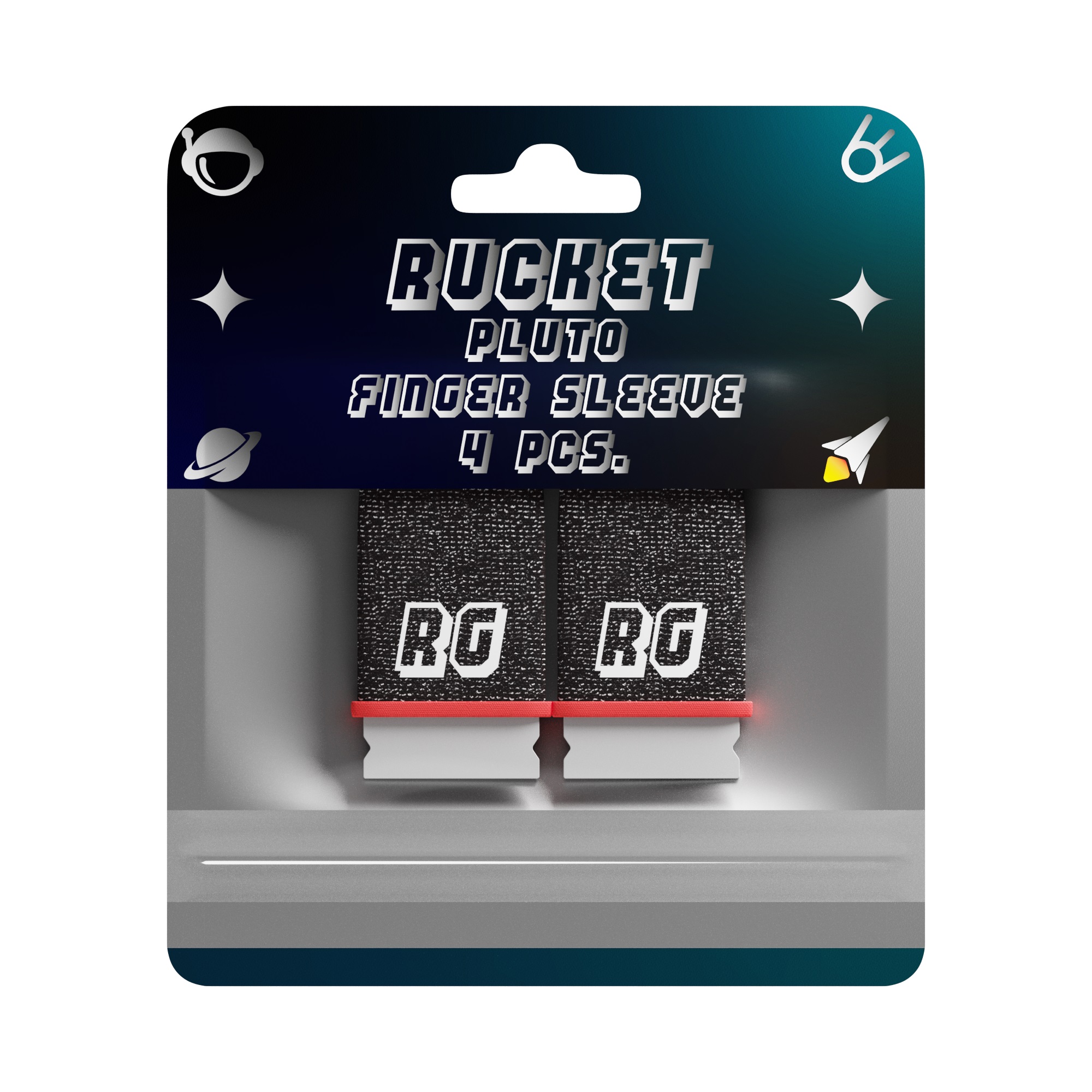 Сенсорные напальчники игровые RUCKET GAMING Сенсорные напальчники геймерские PLUTO by Rucket Gaming для игры в PUBG Mobile 4 шт. - фото 2
